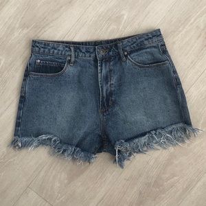 Articles of Society High Waisted Denim Shorts